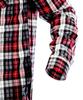 Flannel Shirt Checked Red, Black And White Size M - T N81-540-M