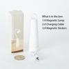 Wall Mounted Reading Light Rechargeable Magnetic Book Lights Flexible Gooseneck Reading Flashlight Desk Lamp
