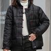 Autumn Chinese Style Literary Vintage Cotton Padded Parka Winter Women's Coat For Mother Double Breasted Clothes