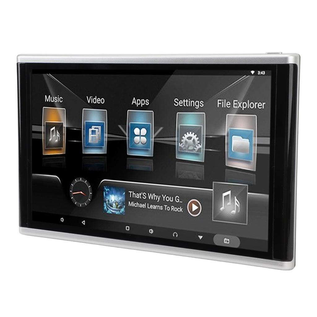 4K 10.1 Inch Headrest Monitor Tablet for Back Seat IPS Touch Screen for Android 11 Rear Seat TV Monitors for Vehicle