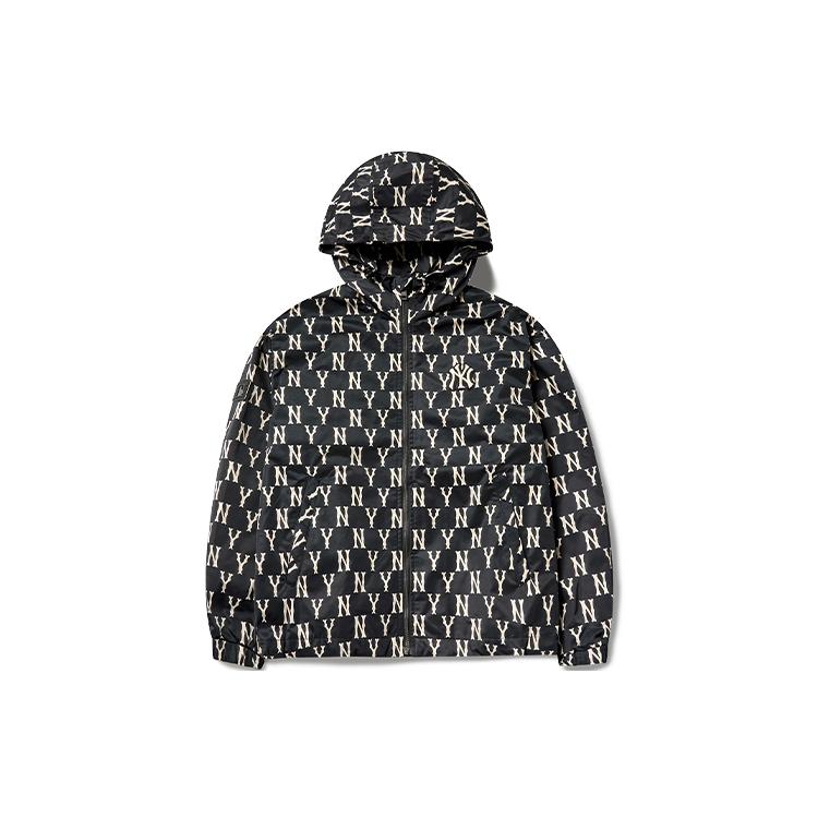 

New MLB Old Flower Jackets Unisex Black 3AWJ06014-50BKS XXL