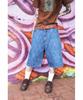 Ialeseuko Baggy Denim Shorts_Blue