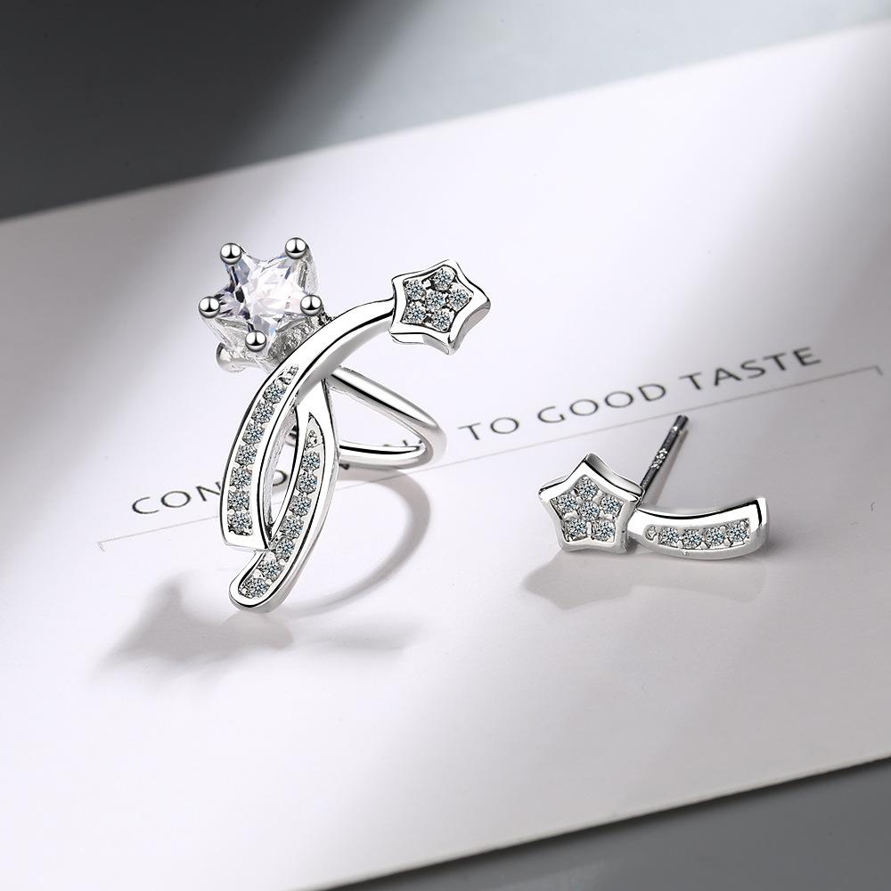 BELLA BOX Asymetrické hvězdné náušnice šperky svatební párty dárek