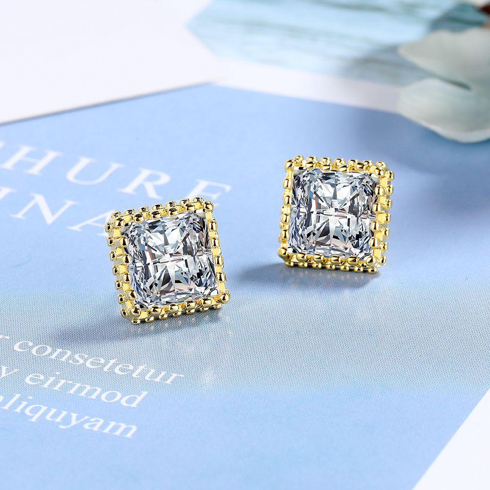 New 925 Sterling Silver Heart Stud Earrings For Women High Quality Exquisite Student Girlfriend Jewelry Accessories Heart Gift