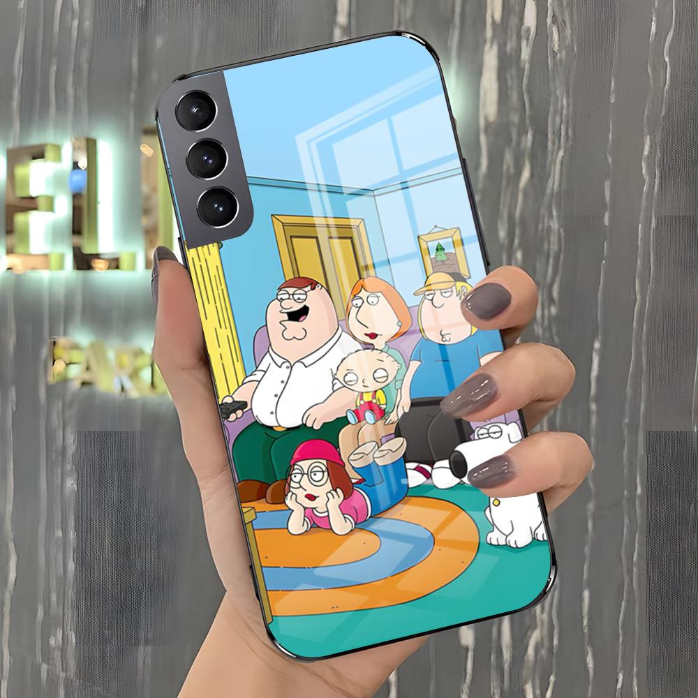 

Funny Family Guy Phone Case For Samsung S26 S25 Plus S20 S20 Plus S22 Ultra S23 FE S21 Plus S21 Ultra Glass Cover Samsung S20 FE