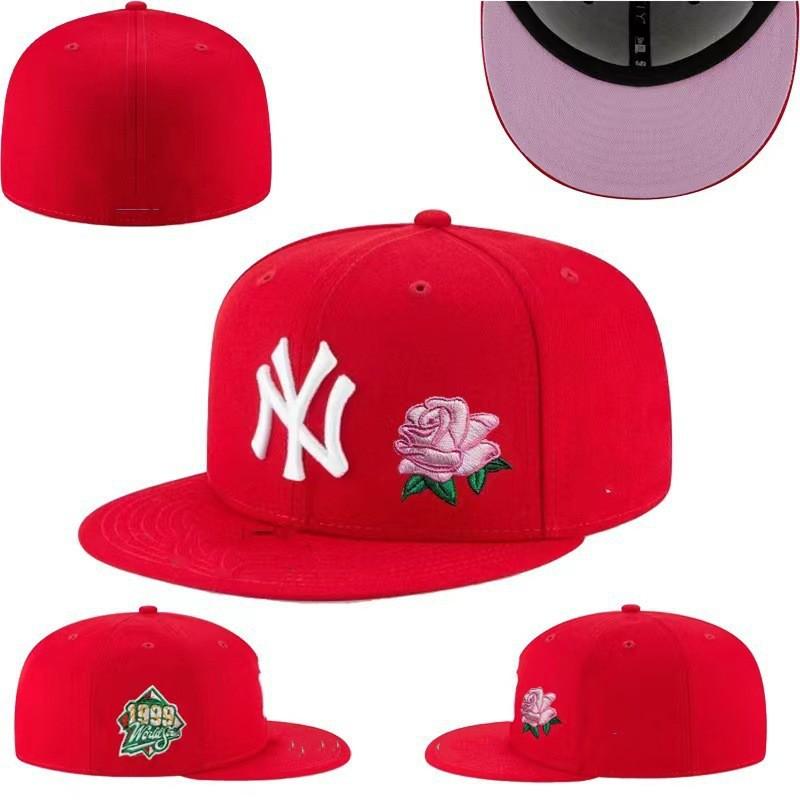 Baseball Cap Embroidered Flat Brim Sun Hat Men Women Adjustable Casual