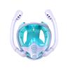 Full Face Snorkeling Mask 180° Panoramic Silicone Dry Top Snorkeling Goggles 2 Snorkeling Tube Leak Proof