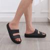 Fashion Kidmi Pillow Women Slippers and Men Non Slip Quick Drying Shower Slides Indoor Bathroom Sandals Soft Cushion Thick Sole Slippers