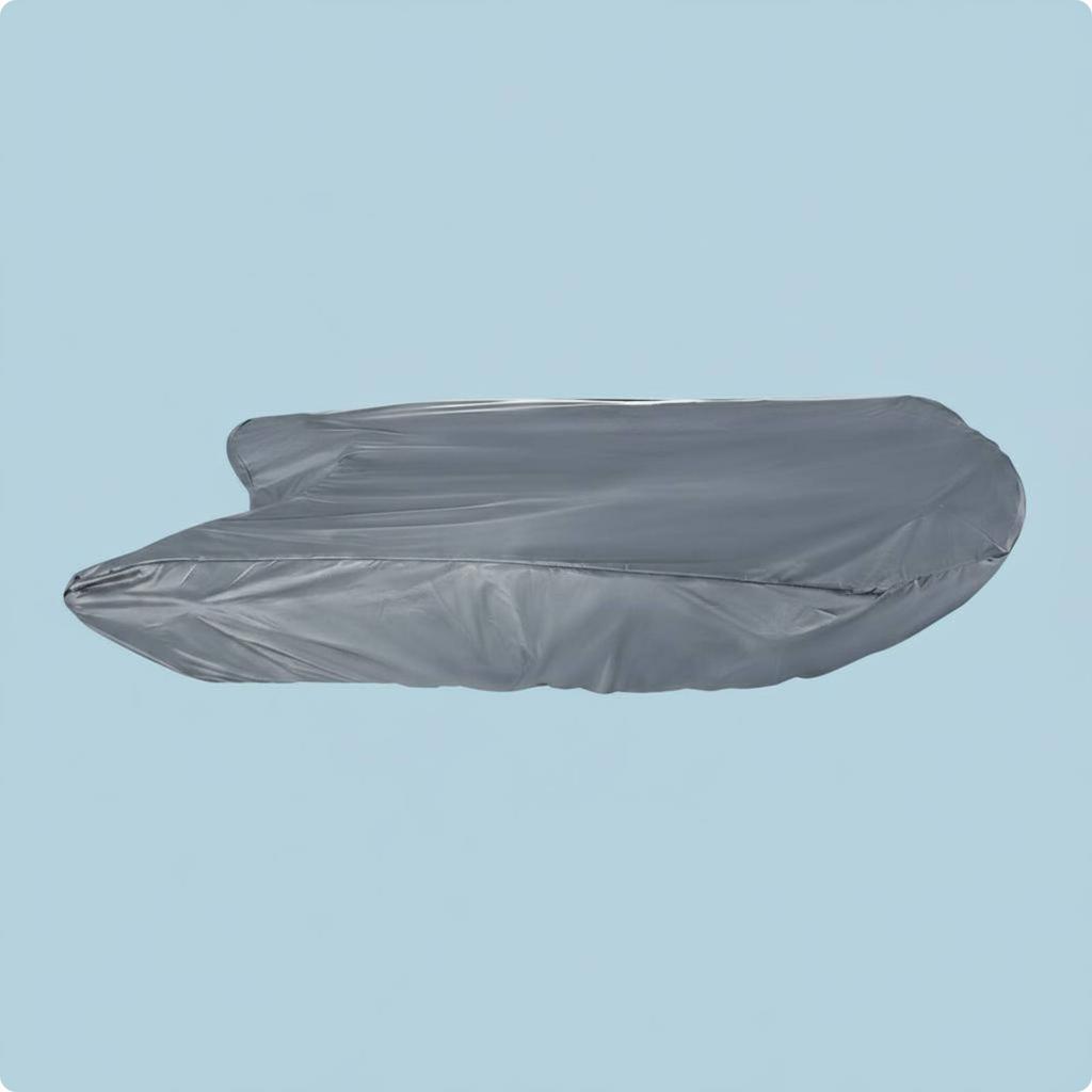 Inflatable Boat Cover Dustproof Inflatable Dinghy Cover Sun Protection Resistant for Outdoor Storage, Transport