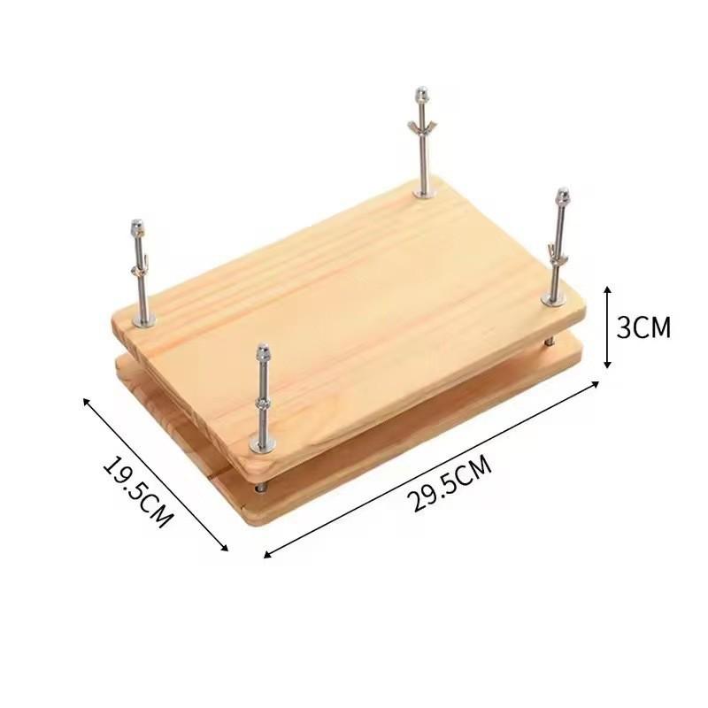 In-Stock Antique Wooden Book Clip & Binding Tool for Home DIY and Tofu Cheese Making