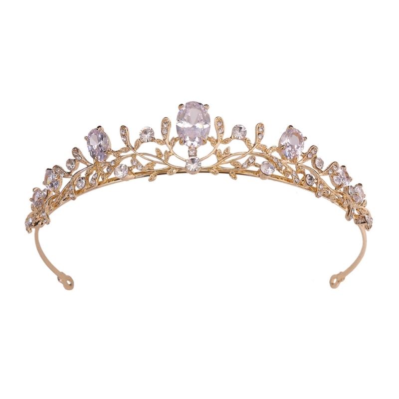 Crystal Wedding Tiaras for Women Queen Crowns Rhinestone Princess Tiaras Hair Accessories Quinceaneras Headpieces