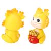 2pcs Zodiac Dragon Ornaments Resin Chinese New Year Dragon Figurines Hand Painting Shaking Dragon St