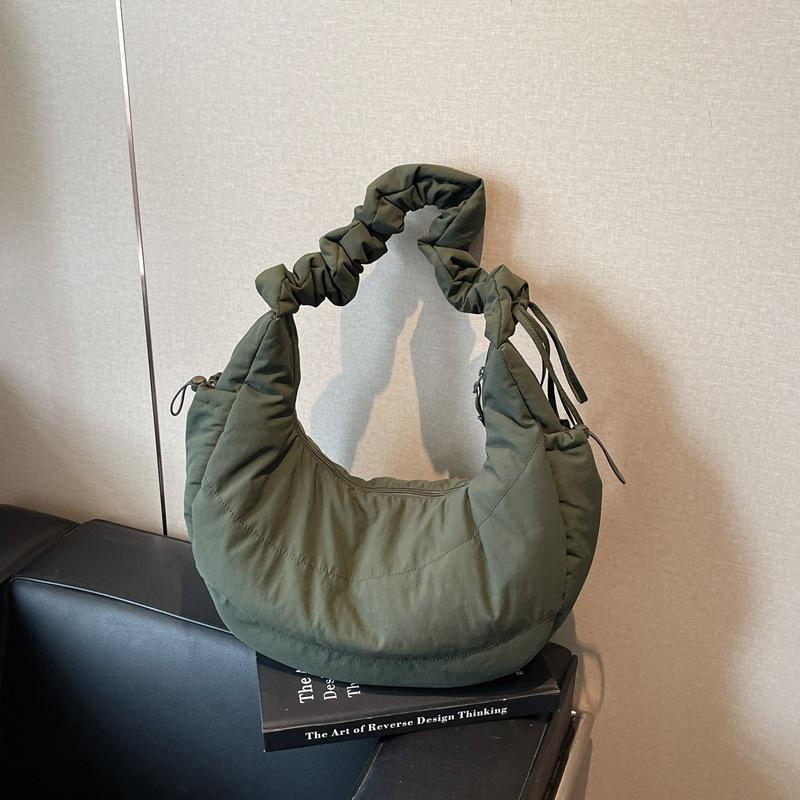 Casual large-capacity cloth bag women's new lazy style versatile one-shoulder messenger bag dumpling bag