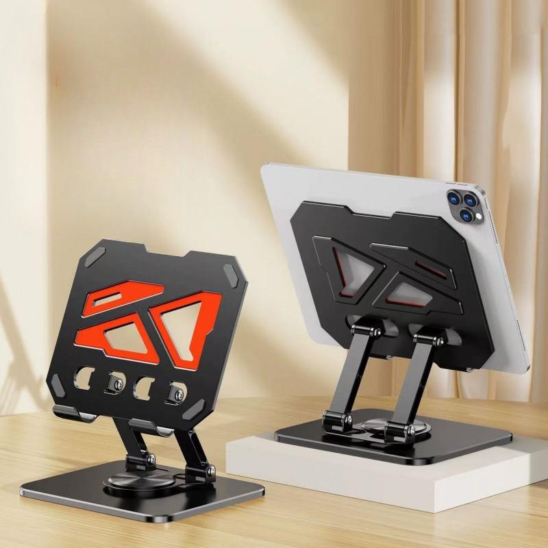 1Pc The New Model Is Suitable for Tablet Holder, Computer Folding and Rotating Desktop, Universal Student Online Class Conference, Metal Support.