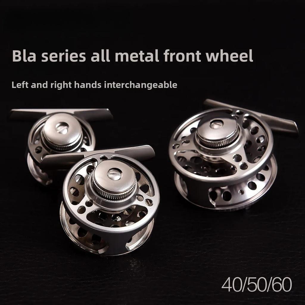 BLA40-50-60 Series CNC Aluminum Front Drag Reel, Ice & Fly Fishing Tackle for Precision Casting, Fishing Tools