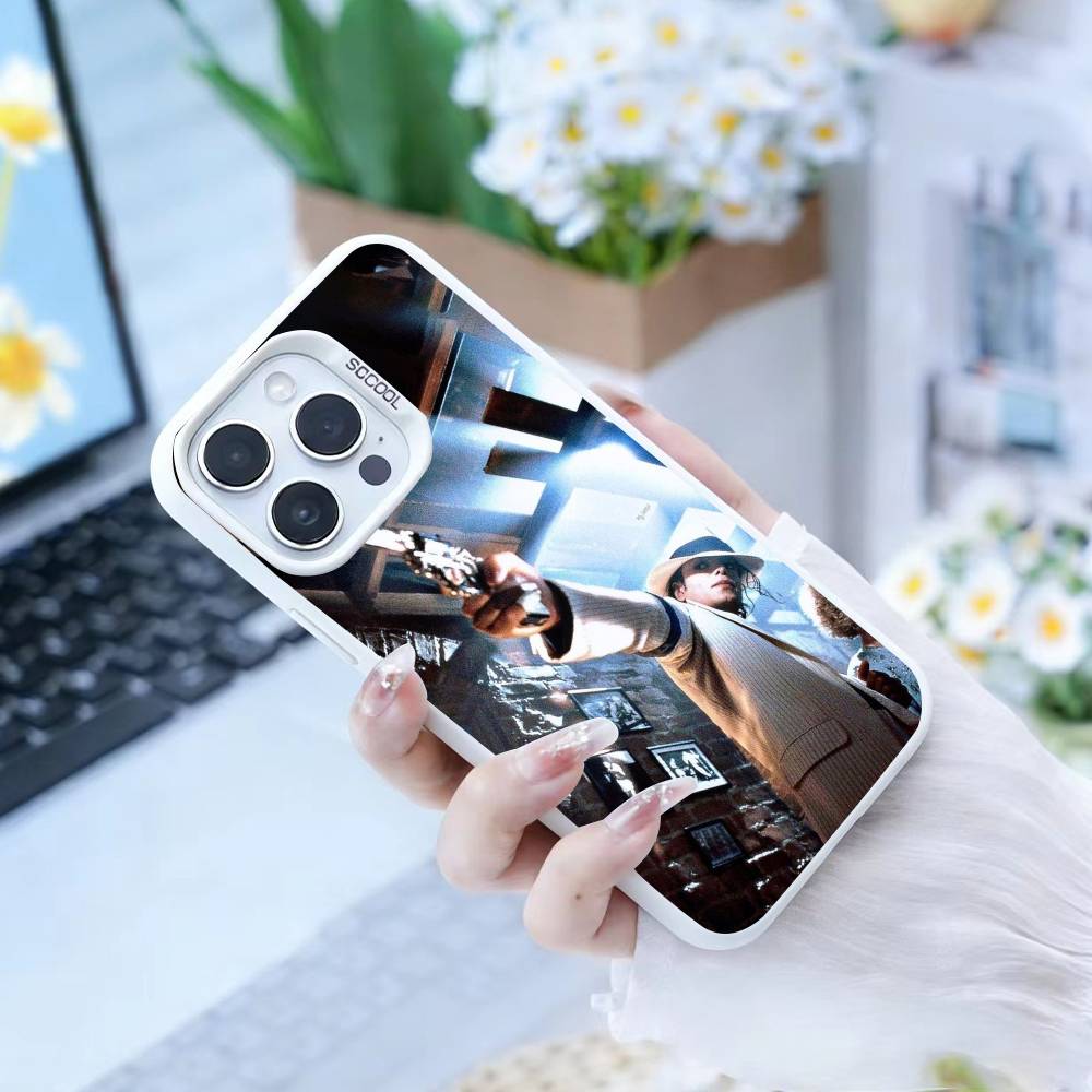 Singer Michael J-Jackson  Phone Case For iPhone 16,15,14,13,12,17,Pro,MAX White Matte Shockproof Cover