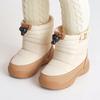 MIKIHOUSE HOT BISCUITS Boots, Boys and Girls, Baby, Kids, Beige, Size 18cm, 73-9401-499