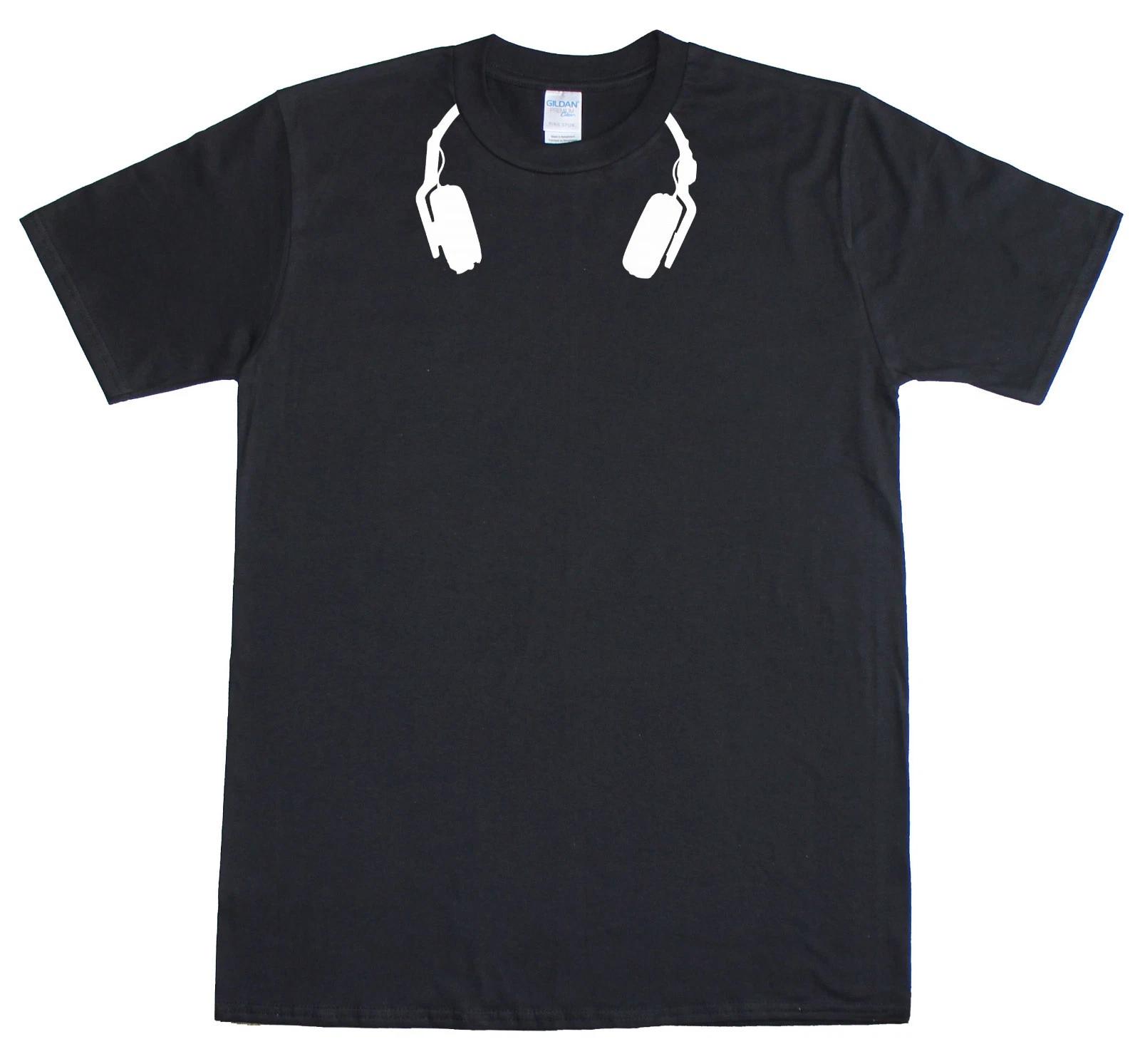 Headphones Music DJ Turntablist Mens Loose Fit Cotton T-Shirt XXXXL