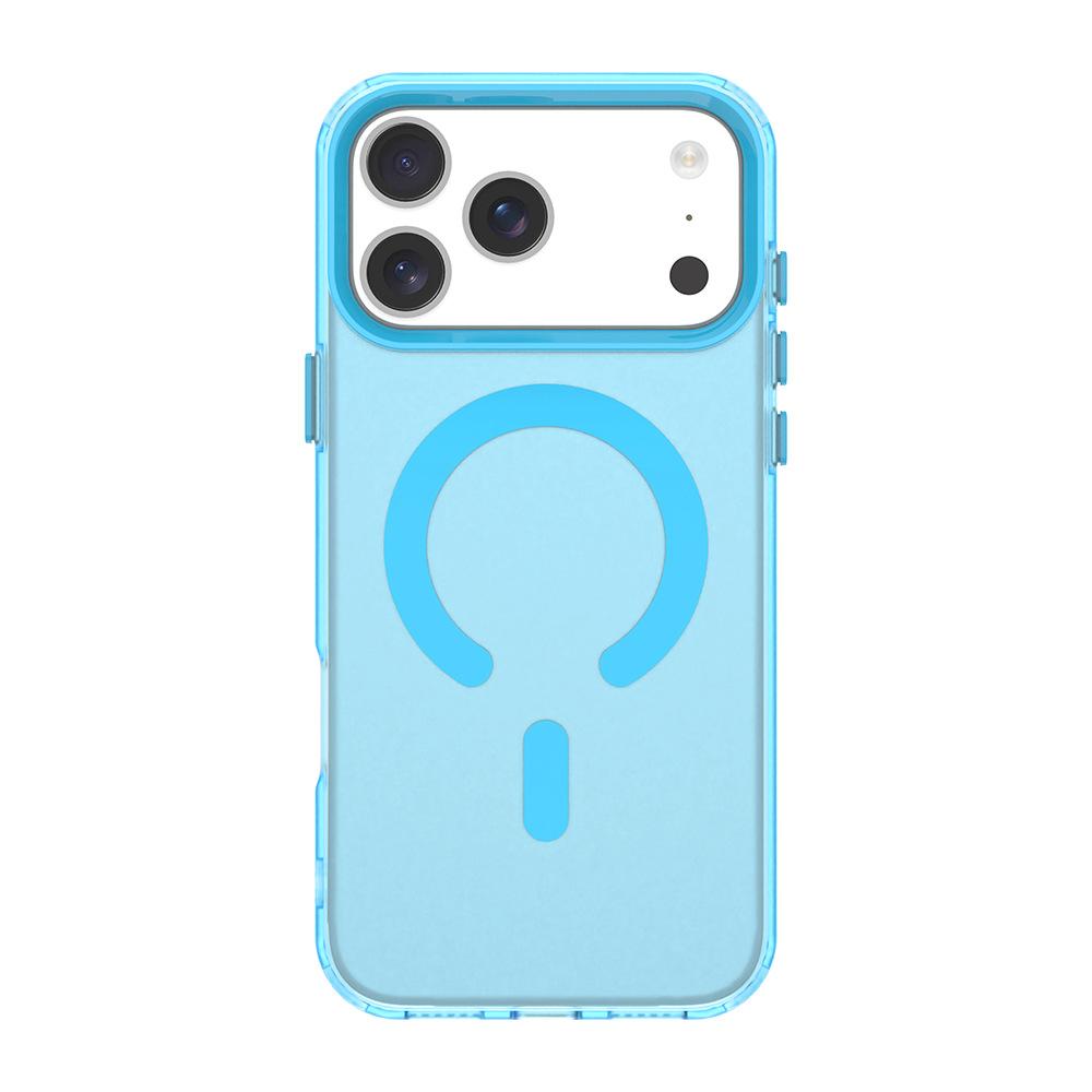 Candy magnetic suction matte transparent color suitable for iPhone17Promax mobile phone case Apple 17Air anti-drop protective case