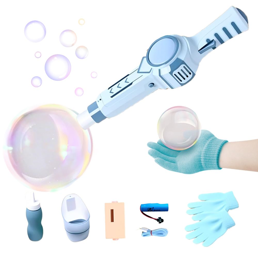 

Magic Bubble Fog Machine Wand, 2026 New Elastic Bubble Fog Machine, Colorful Bubble Machine, Elastic Bubble Fog Wand синій