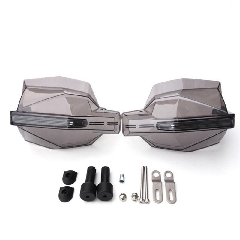 

Motor Smoke Hand Guard Dirtbike Atv Handguard Handlebar W/ Led Turn Signal Light