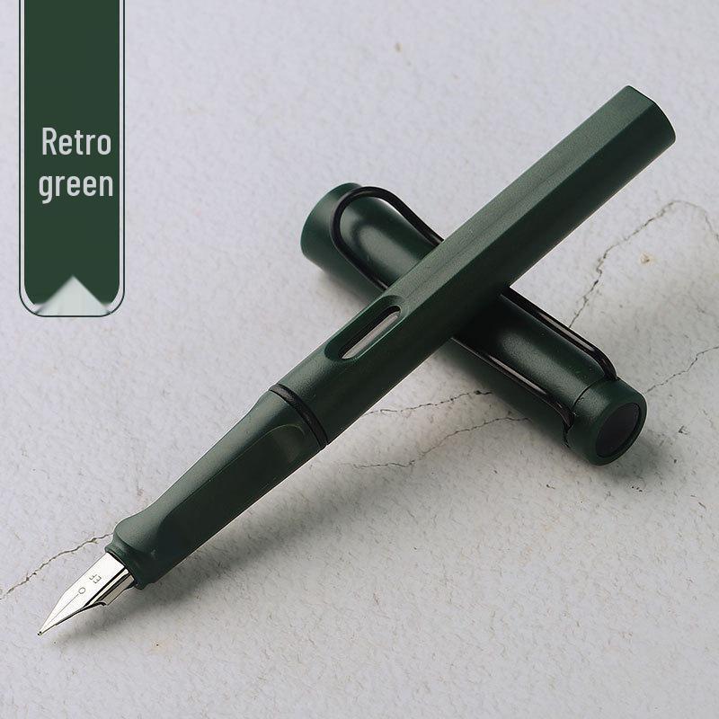 Colorful Ergonomic Fountain Pen for Students - Perfect for Writing Practice and Custom Logo Gifts