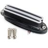 Musiclily Pro Ceramic Humbucker for Strat Electric White Black Rails ST-DPMC Single-Size Pickup, 9.2K, Guitars, Body,