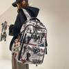 Graffiti Junior Senior High School Student Schoolbag Men's Large Capacity Computer Backpack