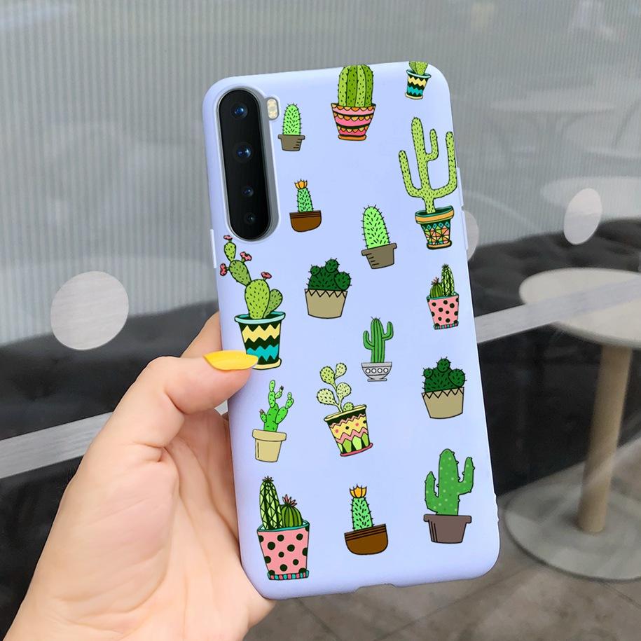 For Phone Case OnePlus Nord Cover Soft Silicone Leopard Flower Butterfly Painted Candy TPU Case For One Plus Nord 1 + Nord Coque