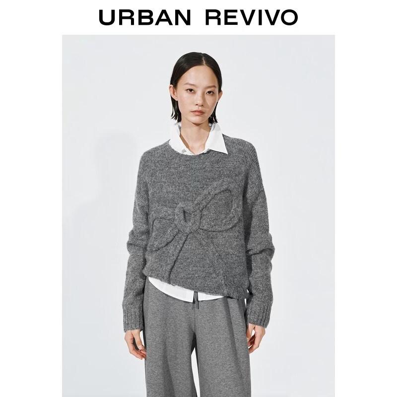 Women s 3D Bow Knit Sweater XS
