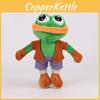 Meme Mayhem Pepe Plush Frog Sad Frog Stuffed Toy Doll 25cm Cartoon Animal Pp Cotton Short Plush Customized Design