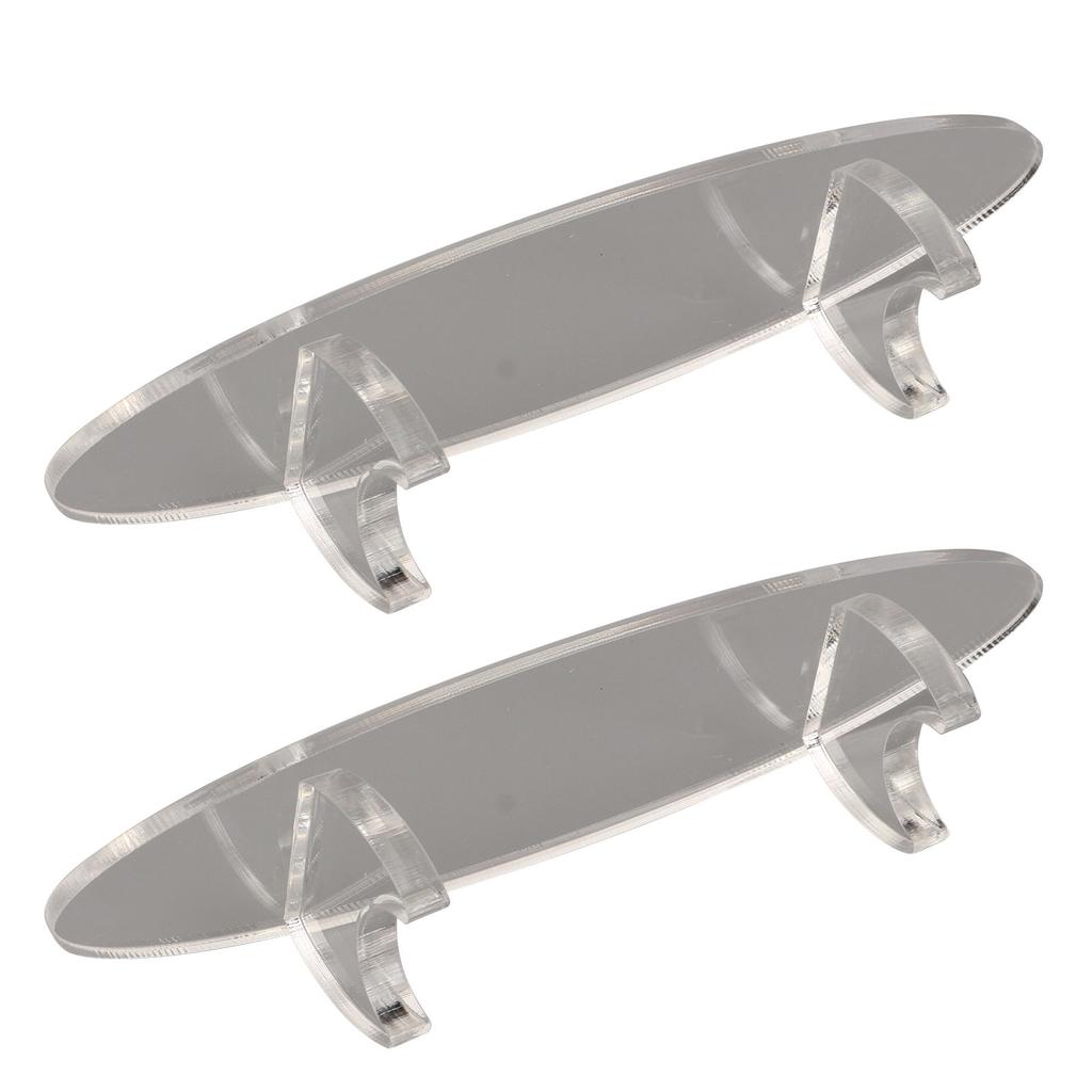 2PCS Pen Holder Display Stand Acrylic Desktop Pen Showcase Rack Organizer for Makeup Brush Paintbrush Home School