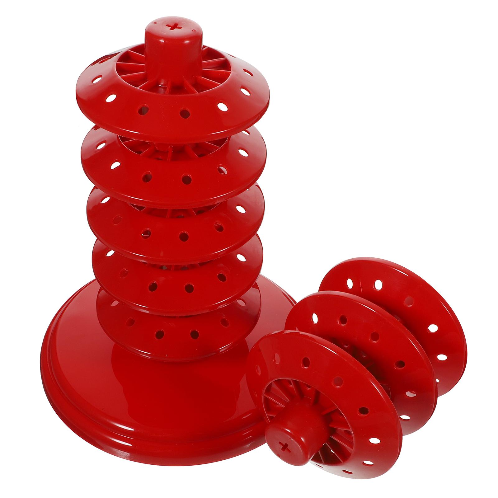 

Подставка для демонстрации леденцов, держатель для шампуров, присосок, прямоугольник, магазин, полипропилен, многофункциональный источник питания, отец красный