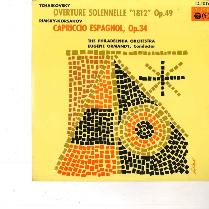 

10inch Record EUGENE ORMANDY,PHILADELPHIA ORCHEST - Tchaikovsky Overture Solennelle 18 TD1019 COLUMBIA Japan Classical Used