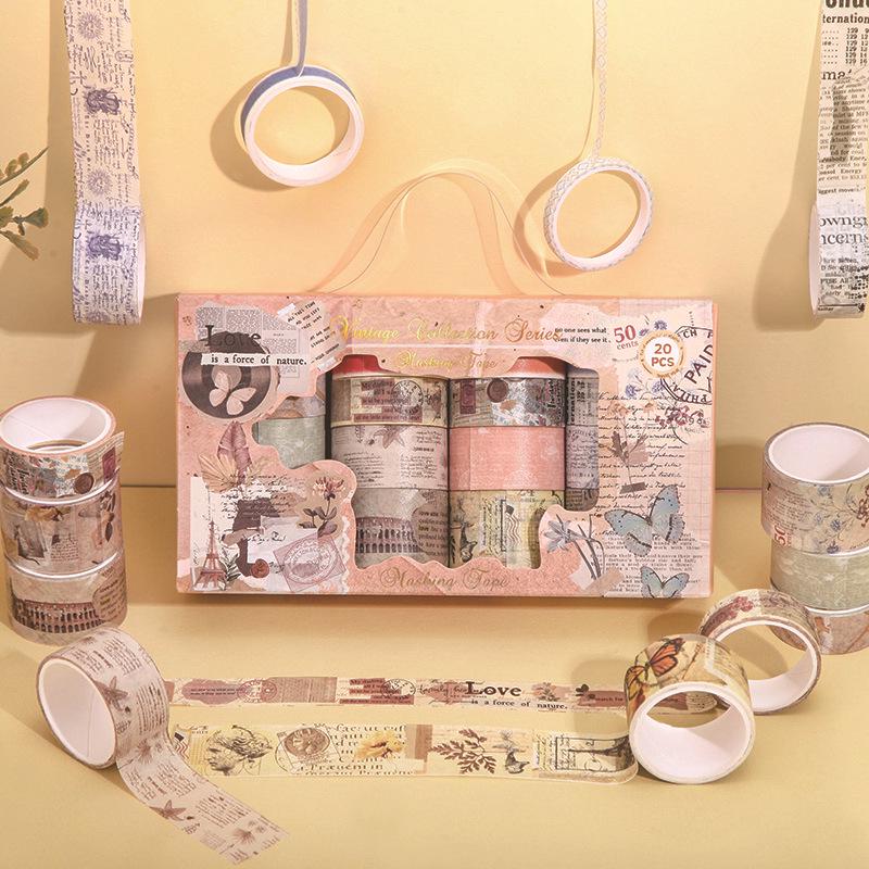 Cutie Cadou Autocolante Artistice Unicorn & Animale: 20 de Role pentru Caiete de Mână DIY pentru Copii