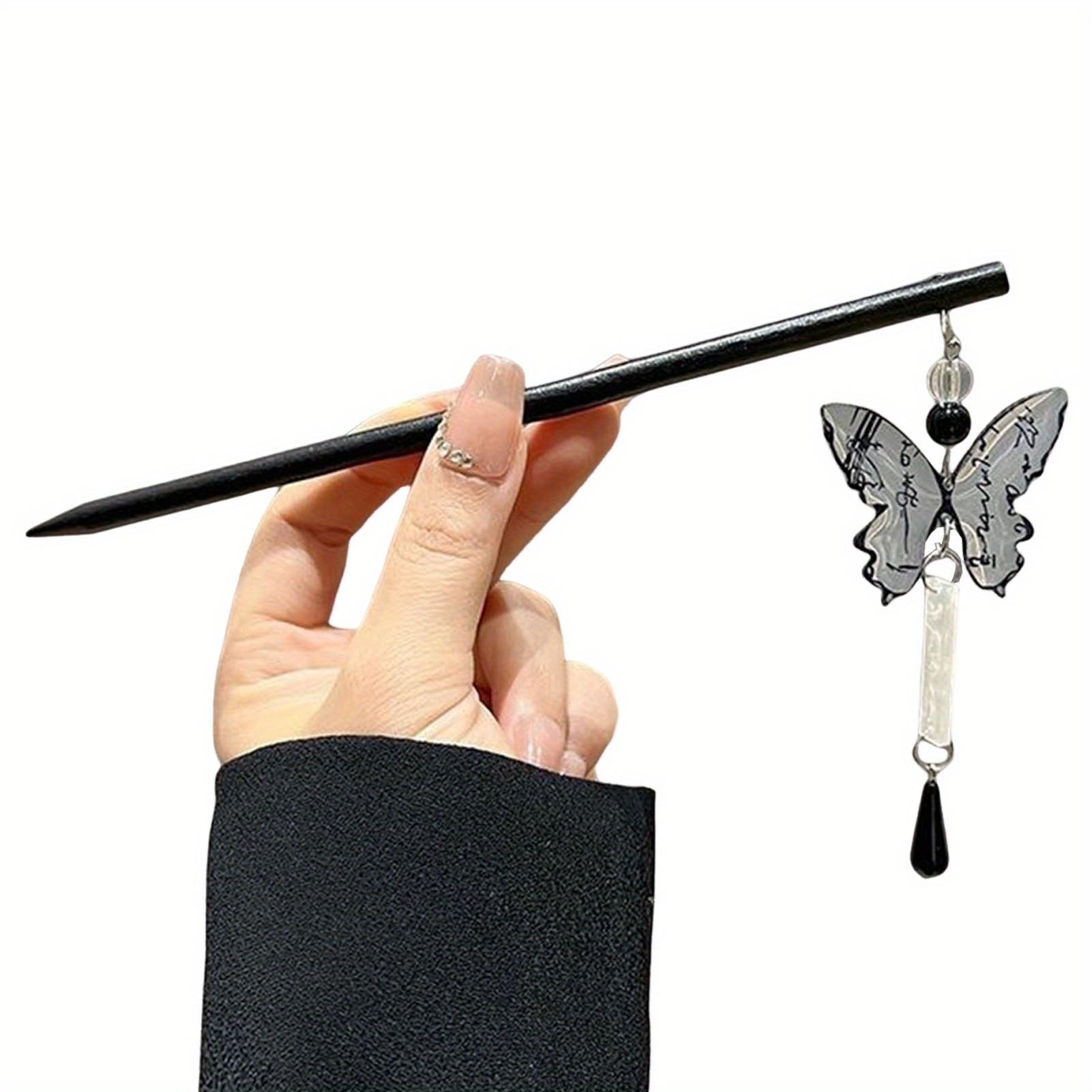 

Butterfly Hair Chopsticks Elegant Hair Pins Vintage Chinese Hair Chopsticks Gift for Women and Girls