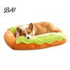 Waschbares Katzenbett Hot Dog Haustierbett, Abnehmbare Matte, Gemütliches Plüsch Verspieltes Tierbett Niedlich für Kleine Hunde Katzen Innengebrauch Bezug