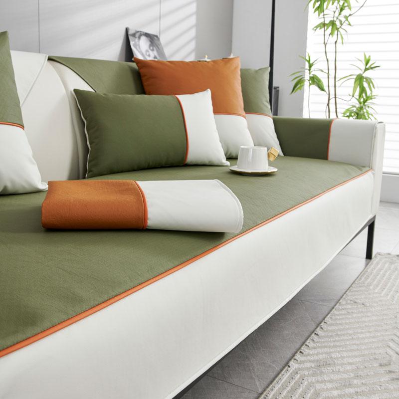 Technologia Skórzany Pokrowiec na Sofę Wodoodporny Zwierzę Narożnik Sofa Fotel Nakładki Ochraniacz Mebli Luksusowy