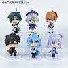 6pcs Genshin Impact Figure Set Series Wholesale Home Decor Desktop Ornament Decorative Collectible Toys Boy Game Fans Fun Gift