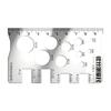 Home Repair Tool Screw Measuring Tool Stainless Steel Ruler