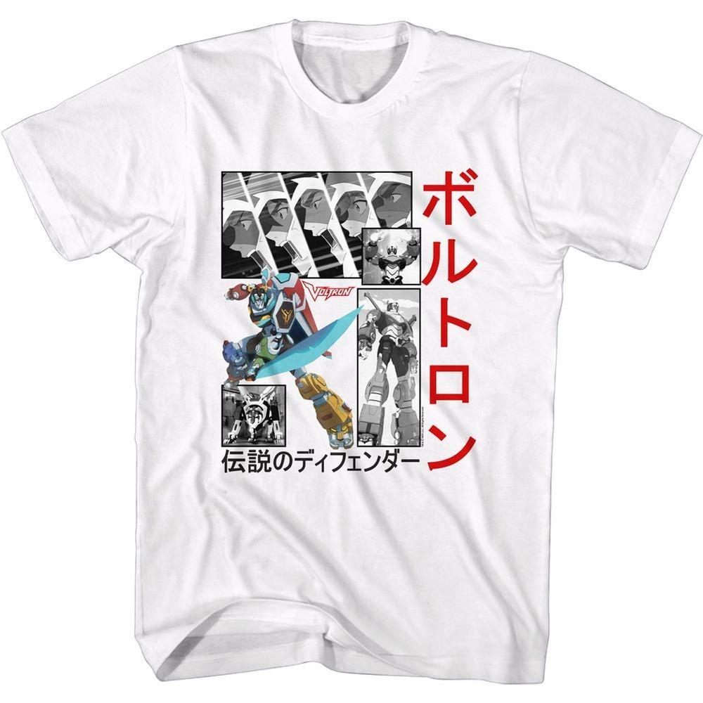 Voltron Squares And Japanese TV Shirt S