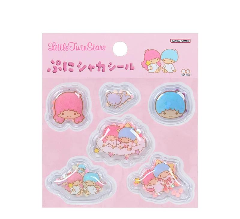 

Sanrio Little Twin Stars Puni Shaka Стикер ( розовый ) Япония НОВЫЕ Персонажи Sanrio