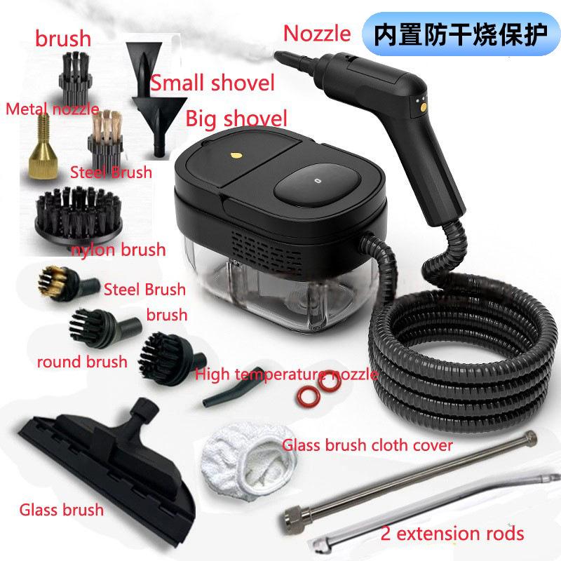 2500W Steam Cleaner Handheld High-Temperature Pressurized Steam Cleaner with 6 Adjustable Levels Portable Steam Cleaning Machine for Kitchen Bathroom