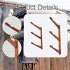 Bamboo Surfboard Storage Hanger Wall Mounted Durable Board Organizer Easy to Install Space Saver for Club Garage