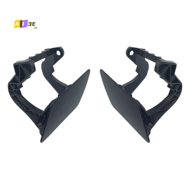 A03E-1 Пара накладок омывателя фар с кронштейном для Mercedes-Benz GLK W204 2008-2012 A2048600108 A2048600208 чёрный