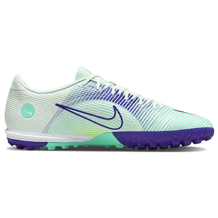 Nike Mercurial Vapor 14 Academy TF Soccer Shoes Unisex Soccer Shoes Green Purple CV0977-375