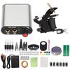 Coil Tattoo Machine Kit Power Supply Practice Skin Ink Repair Cream Foot Pedal Novice Tool Set