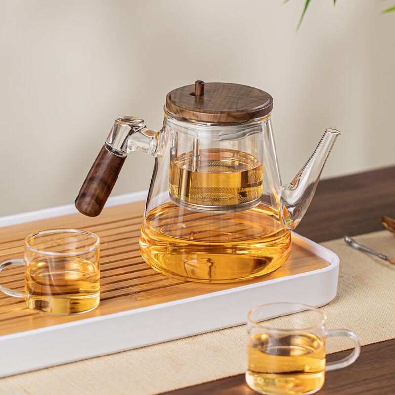 BaQianXing Glass Tea Infuser Teapot
