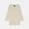 Oversized Fine Knit Sweater Brianna 3/4 Sleeves Woman