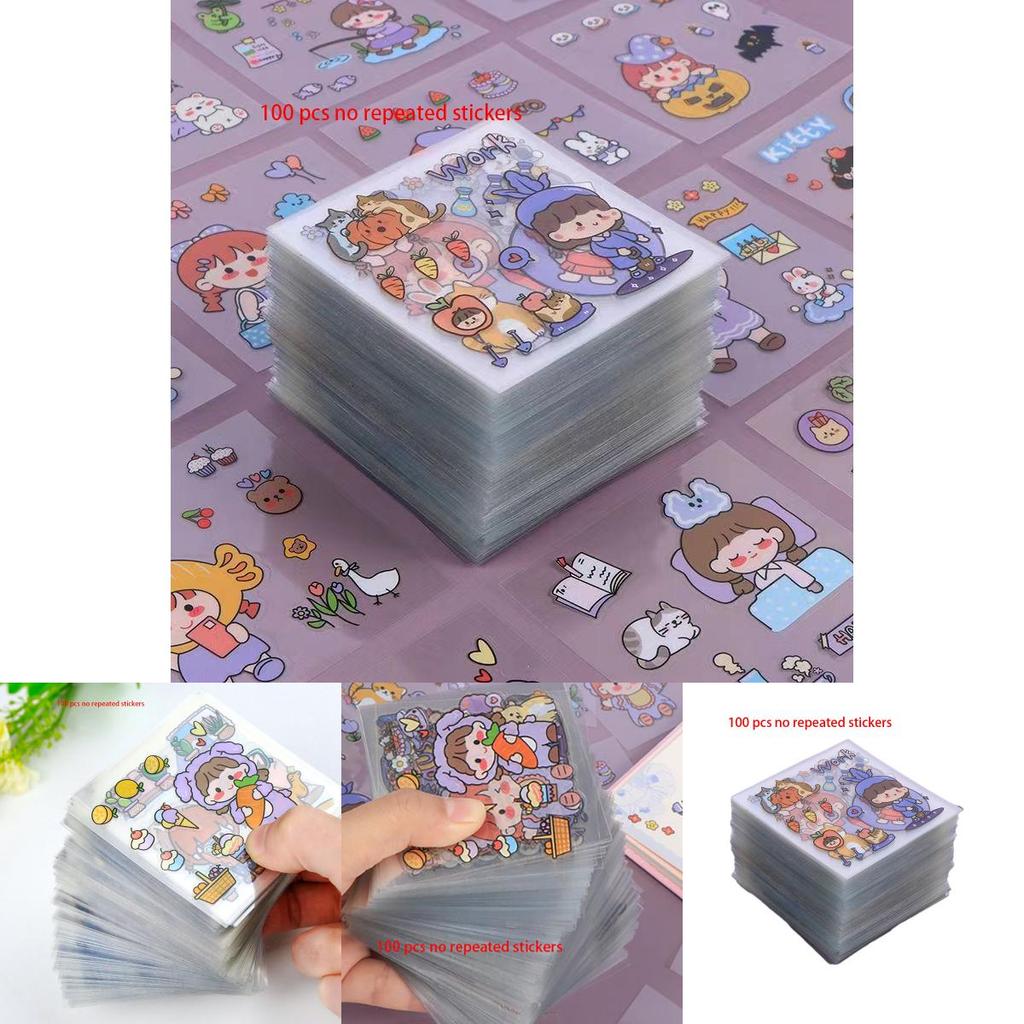 Cute Cartoon Waterproof Pet Stickers For Notebook And Phone Decoration 20 Unique Designs